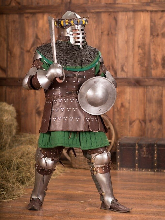 Shadiversity Brigandine Armor Set eva Foam, Medieval Warrior