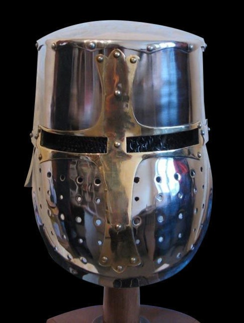 Later faceguard Great Helm Armure de plaques