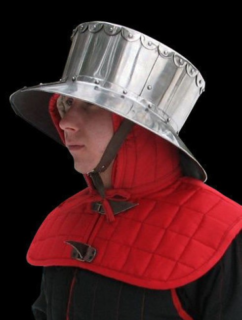 Kettle hat Armure de plaques