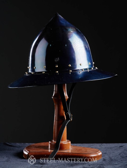  Kettle hat (Kettle helm)  with high top point Corazza