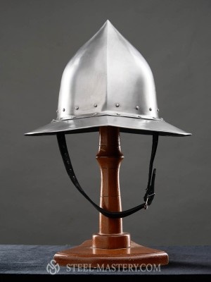  Kettle hat (Kettle helm)  with high top point Corazza