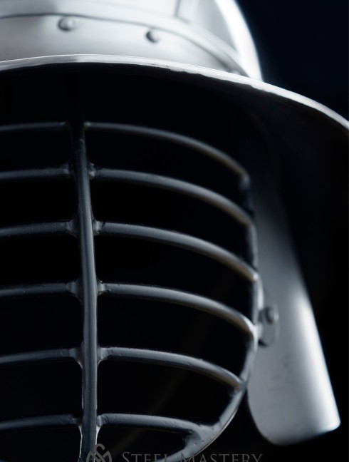 Chapel-de-fer with SCA grill Helmets