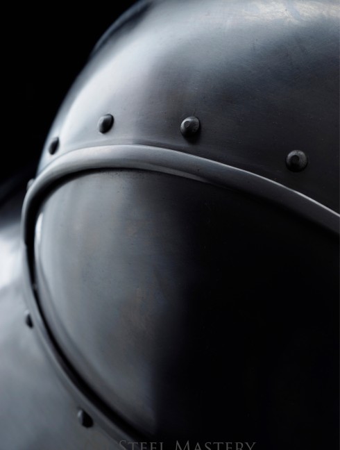 Chapel-de-fer with SCA grill Helmets
