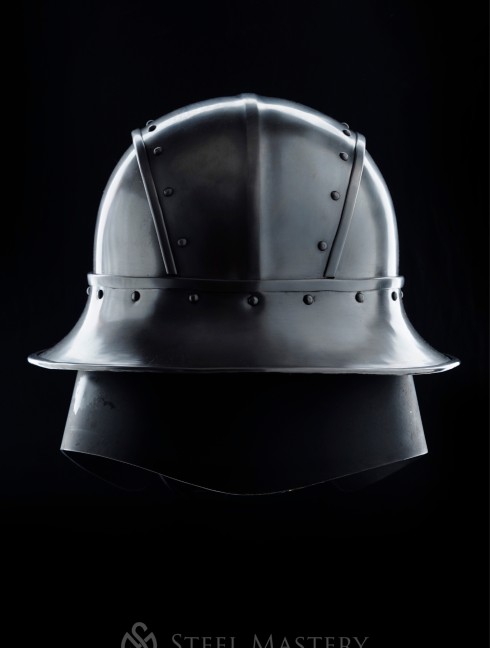Chapel-de-fer with SCA grill Helmets