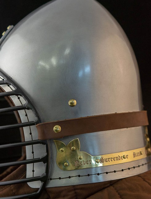 Bascinet with Face Grill Helmets