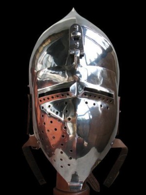 Onion top bascinet with klappvisor