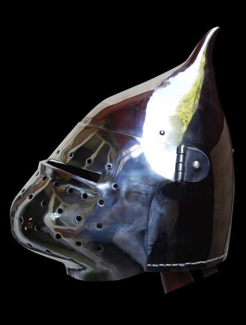 The Italian top pointed bascinet 15ct Plattenrüstungen
