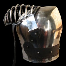 Bascinet with side hinged bar visor image-1