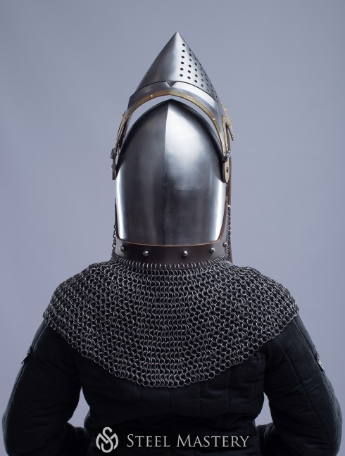 Bascinet hounskull  Plattenrüstungen