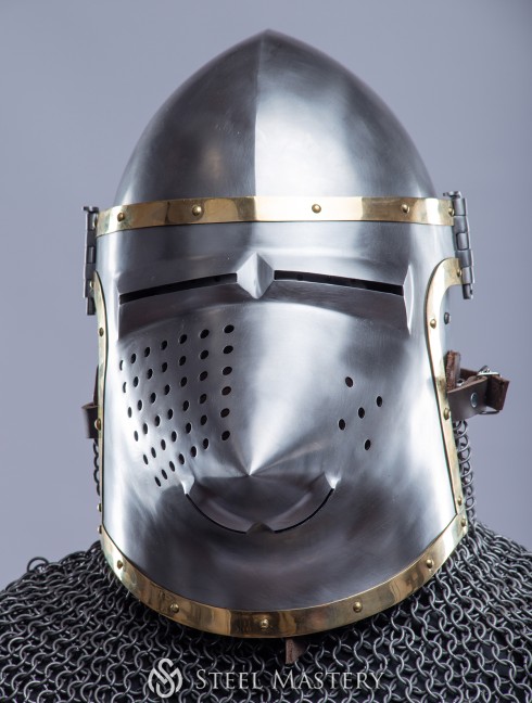 Bascinet hounskull  Plattenrüstungen