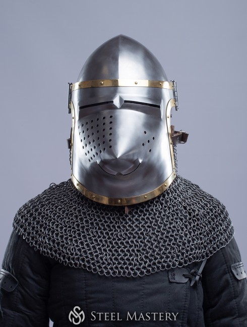 Bascinet hounskull  Plattenrüstungen