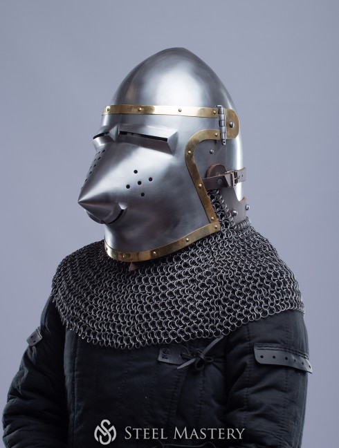 Bascinet hounskull  Plattenrüstungen