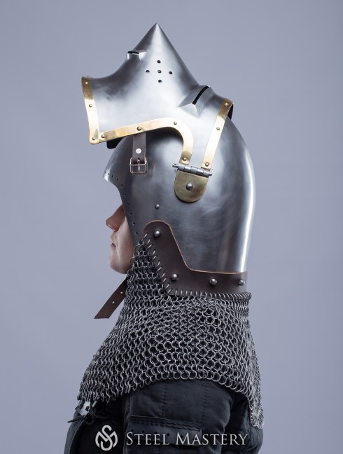Bascinet hounskull  Plattenrüstungen
