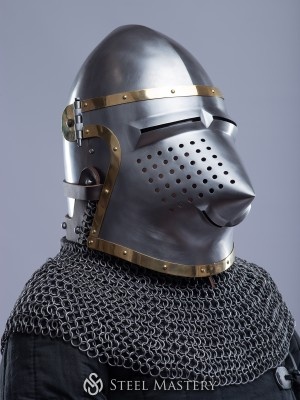Bascinet hounskull  Plattenrüstungen