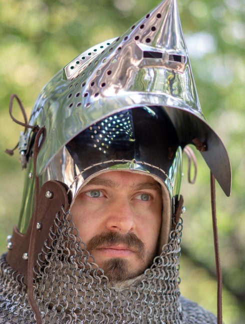 Italian bascinet 1460 Helmets