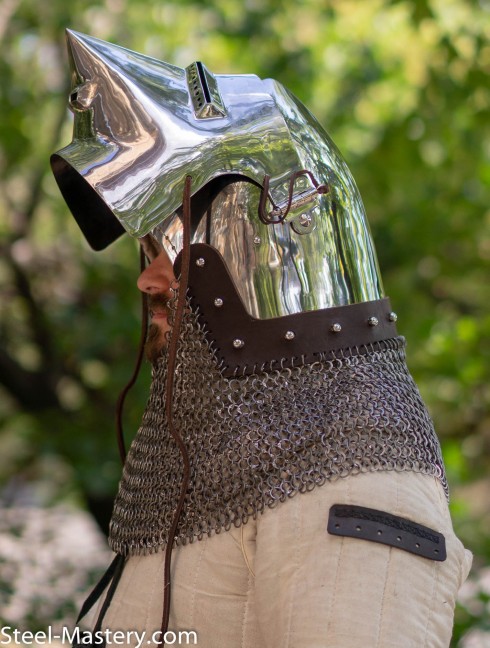 Italian bascinet 1460 Helmets