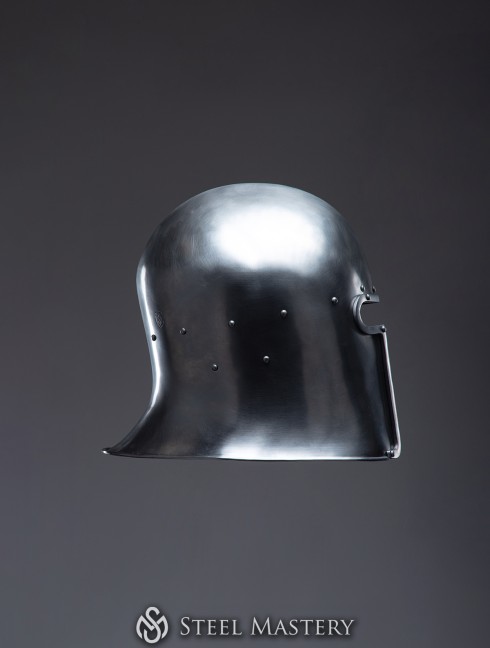 Barbute Helm with narrow T-opening - 1460 year Plattenrüstungen