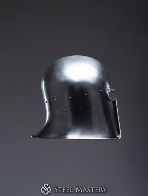 Barbute Helm with narrow T-opening - 1460 year Helmets
