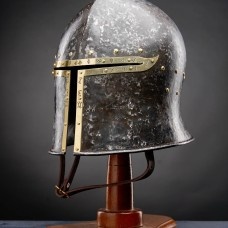 Barbute Helm with narrow T-opening - 1460 year image-1