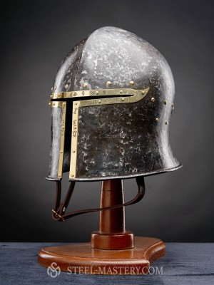 Barbute Helm with narrow T-opening - 1460 year Helmets