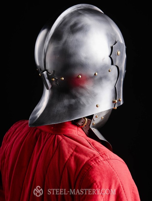 Gothic Sallet with visor - 15ct Armadura de placas