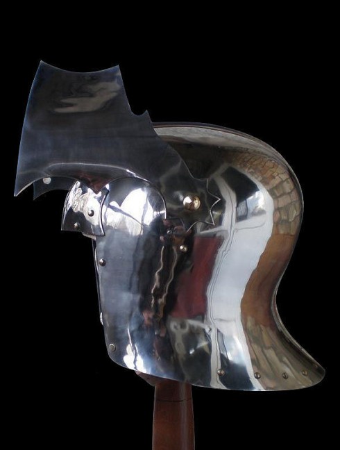 Gothic Sallet with visor - 15ct Armadura de placas
