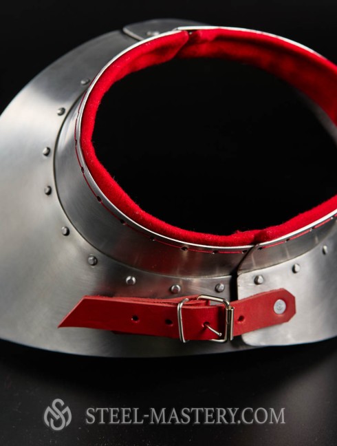 Gorget with front and back neck protection Plattenrüstungen