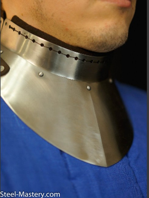 Gorget with front and back neck protection Corazza