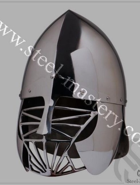 Phrygian helm with bar grid and full neck protection Armadura de placas