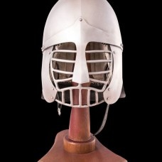 Phrygian helm with bar grid and full neck protection image-1
