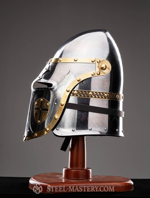 Helmet with lifting visor for fencing Armure de plaques