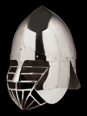 Conical SCA helmet with the grid and full protection of the neck Helmets