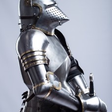 Knightly plate arms of the 14th century with Elbow Caps image-1