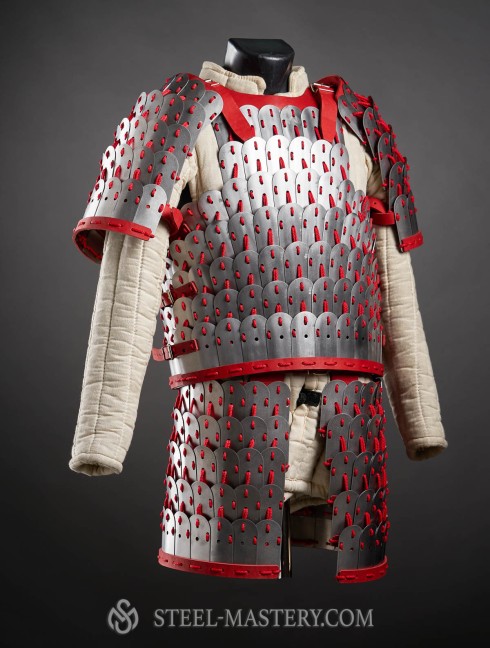 Steel lamellar armor Lamellenpanzer