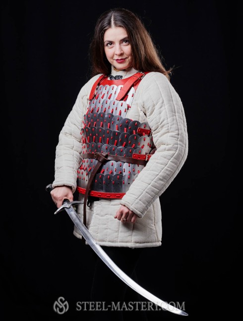 Steel lamellar armor Lamellar body protection
