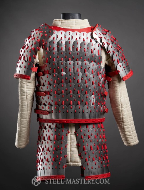 Steel lamellar armor Lamellar body protection