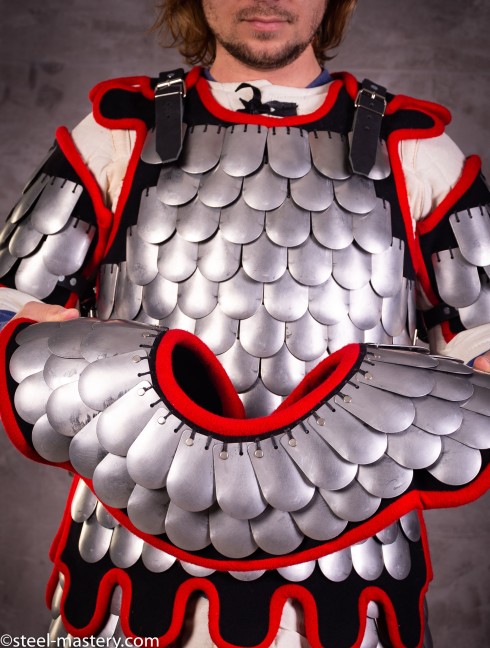 Steel scale armour Corazza per corpo e lamiere