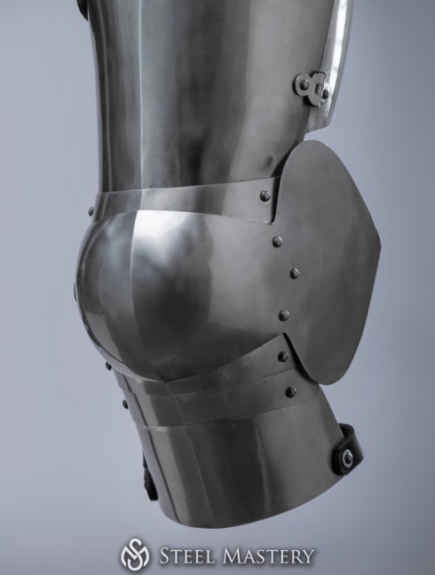 Plate legs late 14th - early 15th century Metal leg protection