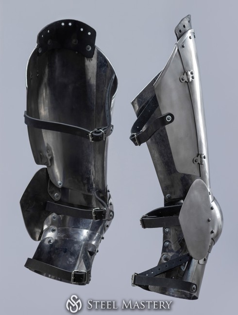 Plate legs late 14th - early 15th century Metal leg protection