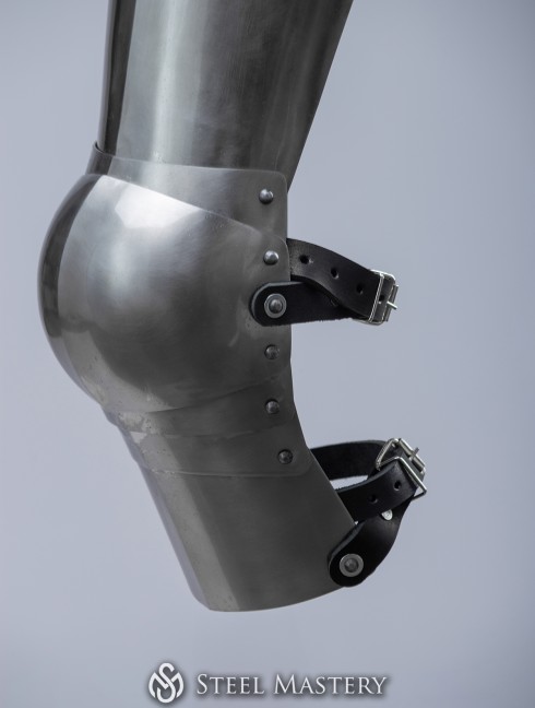 Plate legs late 14th - early 15th century Metal leg protection
