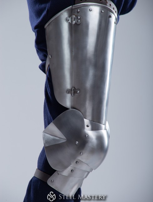 Plate legs late 14th - early 15th century Metal leg protection