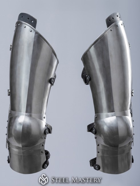 Plate legs late 14th - early 15th century Metal leg protection
