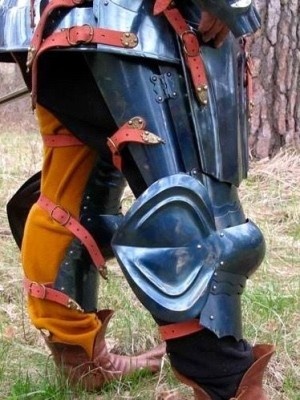 English gothic legs late 15th century Armadura de placas
