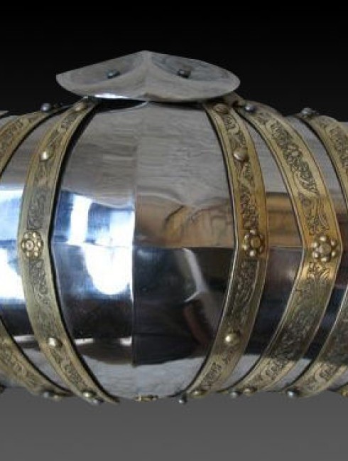 Complex knee protection Armure de plaques