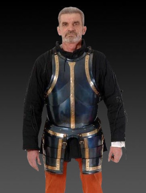 Cuirass in Italian stylistics of second part 15 century Corazza