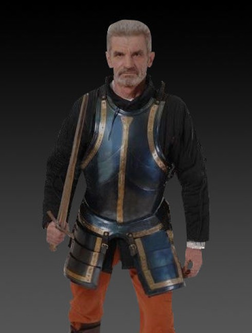 Cuirass in Italian stylistics of second part 15 century Plattenrüstungen