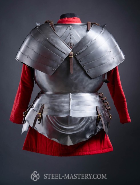 Milanese cuirass with the skirt and tassets - 1460 year Armure de plaques