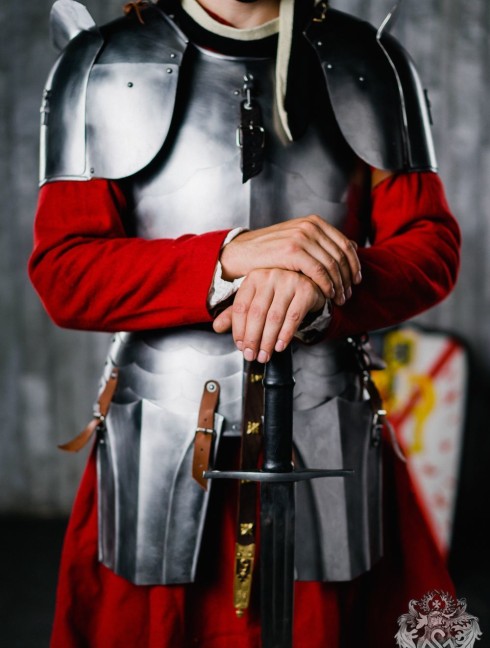 English gothic cuirass - 1483 year Armure de plaques