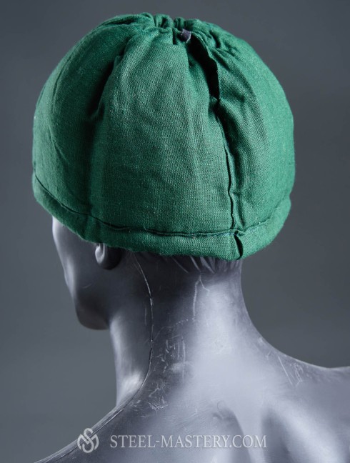 Liner for sallets, norman and conical types helmet Padded liners and caps