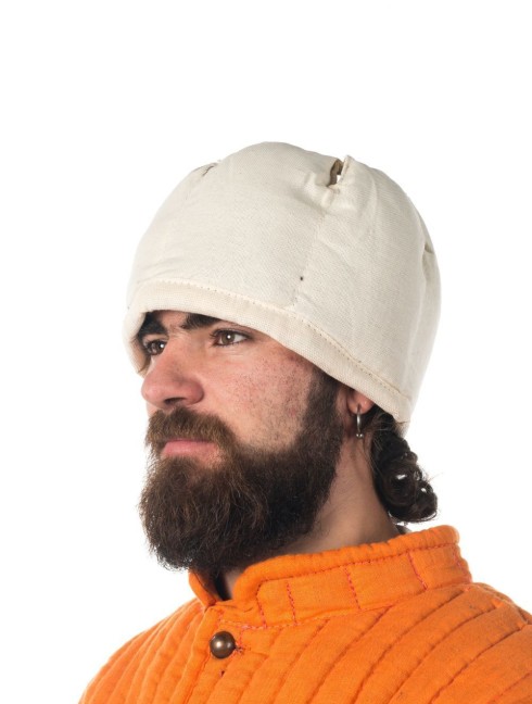 Liner for sallets, norman and conical types helmet Padded liners and caps